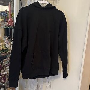 Essentials Black Hoodie for Men